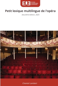 Paperback Petit lexique multilingue de l'opéra [French] Book
