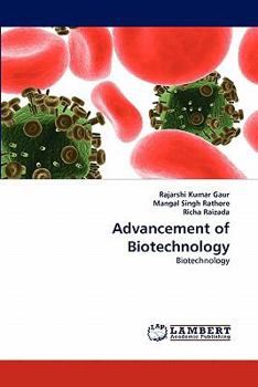 Paperback Advancement of Biotechnology Book