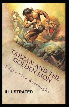 Paperback Tarzan and the Golden Lion Illustrated Book