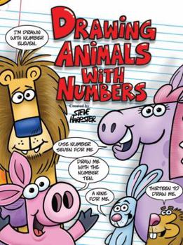 Paperback Drawing Animals With Numbers Book