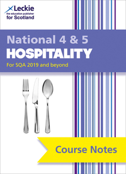 Paperback National 4/5 Hospitality Course Notes for New 2019 Exams Book