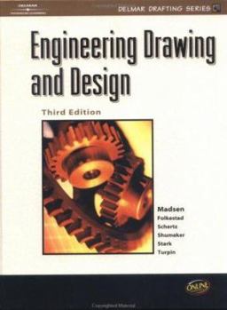 Hardcover Engineering Drawing and Design Book