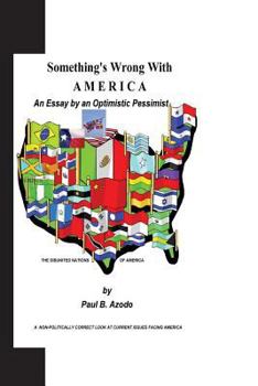 Paperback Something's Wrong with America: An Essay by an Optimistic Pessimist Book