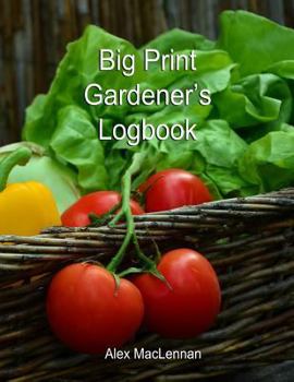 Paperback Big Print Gardener Book