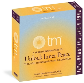 TM (Transcendental Meditation) Page-A-Day® Calendar 2027: A Year of Inspiration to Unlock Inner Peace Through Transcendental Meditation