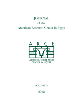 Journal of the American Research Center in Egypt, Volume 54