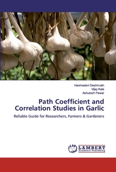 Paperback Path Coefficient and Correlation Studies in Garlic Book