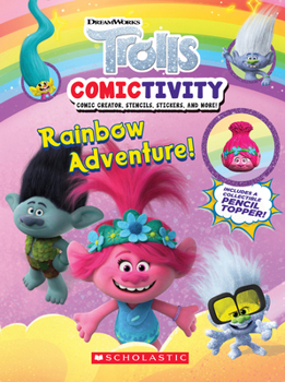 Paperback Rainbow Adventure! (Trolls: Comictivity) Book