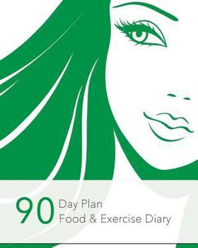 Paperback 90 Day Plan, Food & Exercise Diary: The Body Plan Plus, B&W Version Book