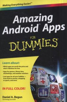 Paperback Amazing Android Apps for Dummies Book