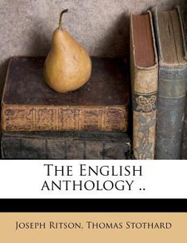 Paperback The English Anthology .. Book