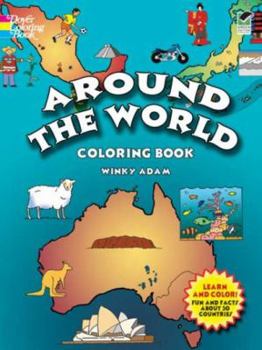 Paperback Around the World Coloring Book