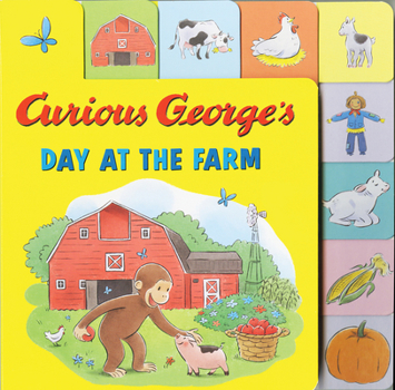 Board book Curious George's Day at the Farm Tabbed Lift-The-Flaps Book
