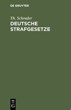 Hardcover Deutsche Strafgesetze [German] Book