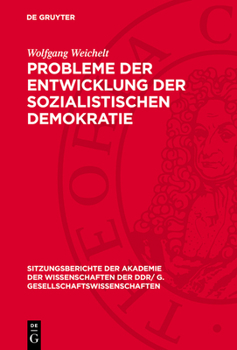 Hardcover Probleme der Entwicklung der sozialistischen Demokratie [German] Book