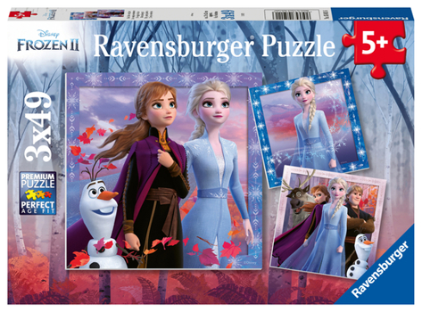 Misc. Frozen: The Journey Starts 3 X 49 PC Puzzle Book