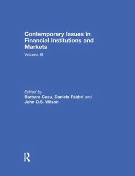 Paperback Contemporary Issues in Financial Institutions and Markets: Volume III Book