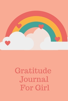 Paperback Gratitude Journal For Girl: Kindergarten Workbook To Write In, 6 x 9 Inches. 110 Pages. Book