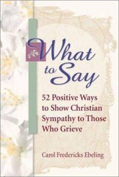 Paperback What to Say Book