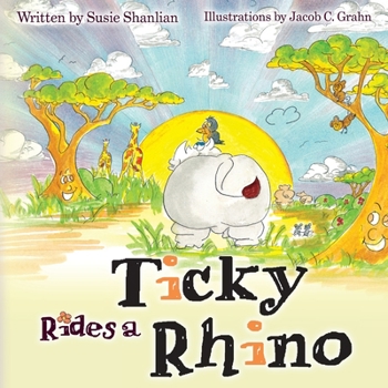 Paperback Ticky Rides a Rhino Book
