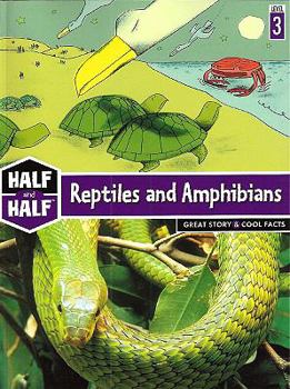 Paperback Reptiles and Amphibians: Great Story & Cool Facts Book