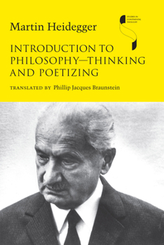 Paperback Introduction to Philosophy--Thinking and Poetizing Book