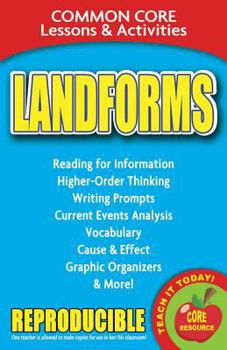 Paperback Landforms Book