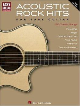 Paperback Acoustic Rock Hits for Easy Guitar Book