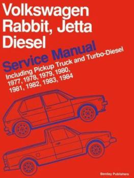 Paperback Volkswagen Rabbit, Jetta Diesel Service Manual: 1977-1984 Book