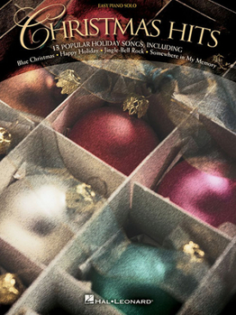 Paperback Christmas Hits: Easy Piano Solo Book