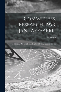 Paperback Committees, Research, 1958, January-April Book