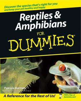 Paperback Reptiles & Amphibians for Dummies Book