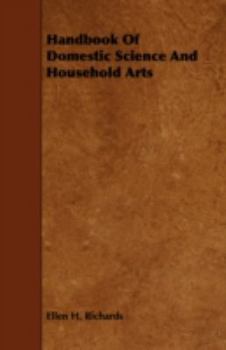 Paperback Handbook of Domestic Science and Household Arts Book