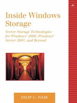 Paperback Inside Windows Storage: Server Storage Technologies for Windows Server 2003, Windows 2000 and Beyond Book