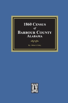 Paperback 1860 Census of Barbour County, Alabama Book