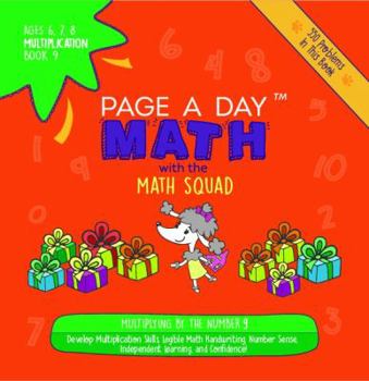 Paperback Page a Day Math Multiplication Book 9: Multiplying 9 by the Numbers 0-12 Book