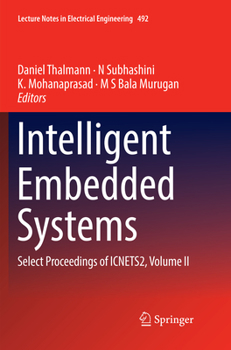 Paperback Intelligent Embedded Systems: Select Proceedings of Icnets2, Volume II Book