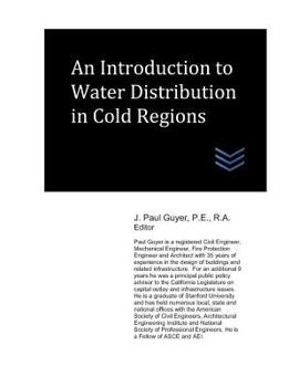 Paperback An Introduction to Water Distribution in Cold Regions Book