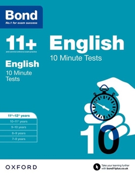Paperback Bond 11+: English: 10 Minute Tests Book