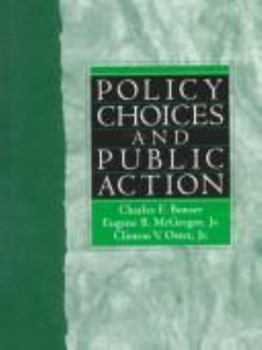 Paperback Policy Choices & Public Action Book