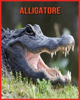 Paperback Alligatore: Fatti divertenti e foto incredibili degli animali nella natura [Italian] Book