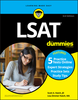 Paperback LSAT for Dummies: Book + 5 Practice Tests Online Book