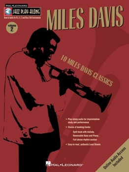 Paperback Miles Davis - Jazz Play-Along Vol. 2 Book/Online Audio [With CD] Book
