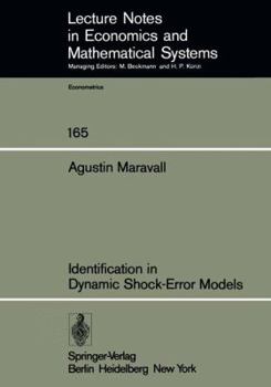 Paperback Identification in Dynamic Shock-Error Models Book