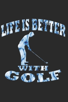 GOLF NOTIZBUCH: Golf Notizbuch die Perfekte Geschenkidee für Golfer oder Golf Lehrer. Das Taschenbuch hat 120 weiße Seiten mit Punktraster die dich ... skizzieren unterstützten. (German Edition)