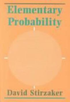 Hardcover Elementary Probability Book