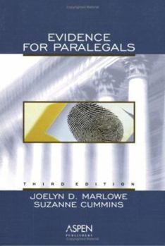 Paperback Evidence for Paralegals, Third Edition Book