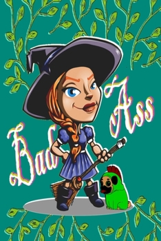 BADASS witch: Brightly colored cover badass witch notebook journal for college or the office or even for daily writing