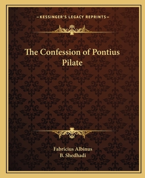 Paperback The Confession of Pontius Pilate Book