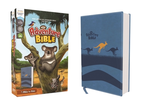 Imitation Leather Nasb, Adventure Bible, Leathersoft, Blue, Full Color Interior, Red Letter Edition, 1995 Text, Comfort Print Book